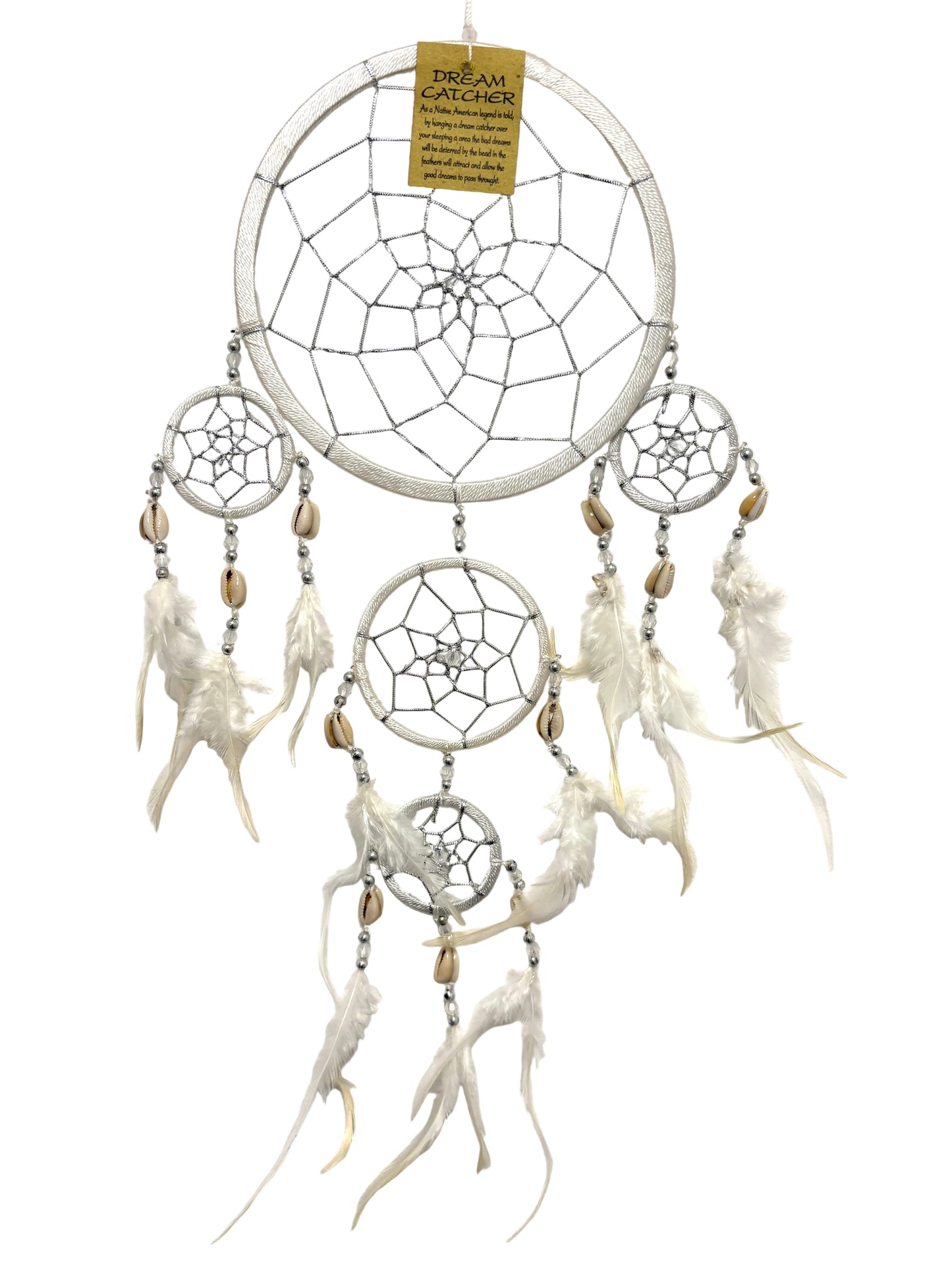 LARGE WHITE DREAM CATCHER