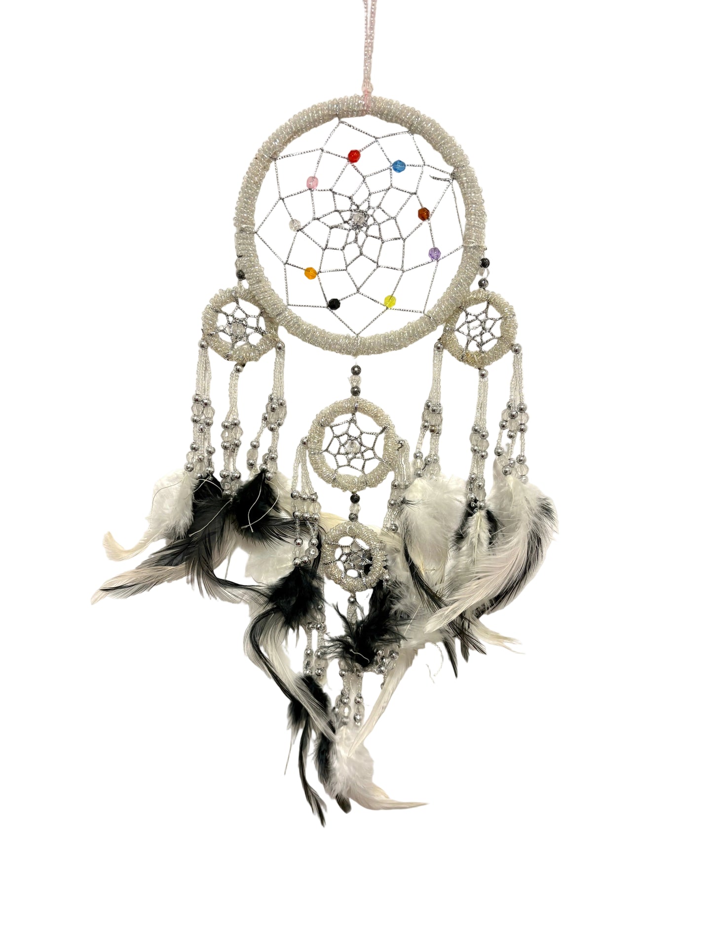 SILVER SPARKLY DREAM CATCHER