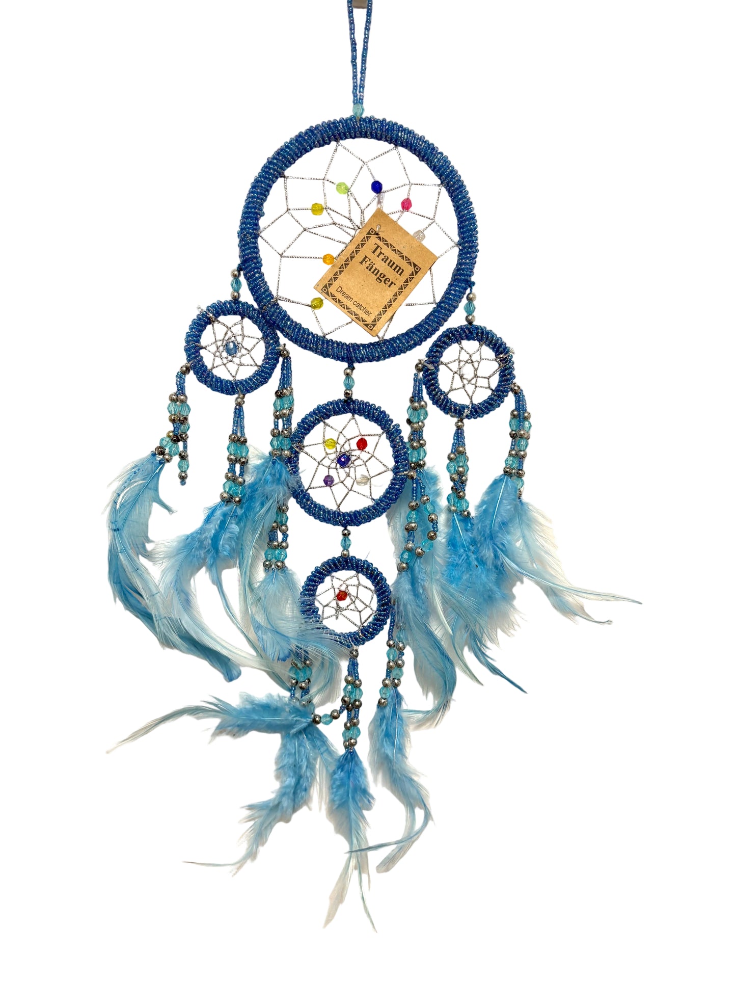 BLUE SPARKLY DREAM CATCHER