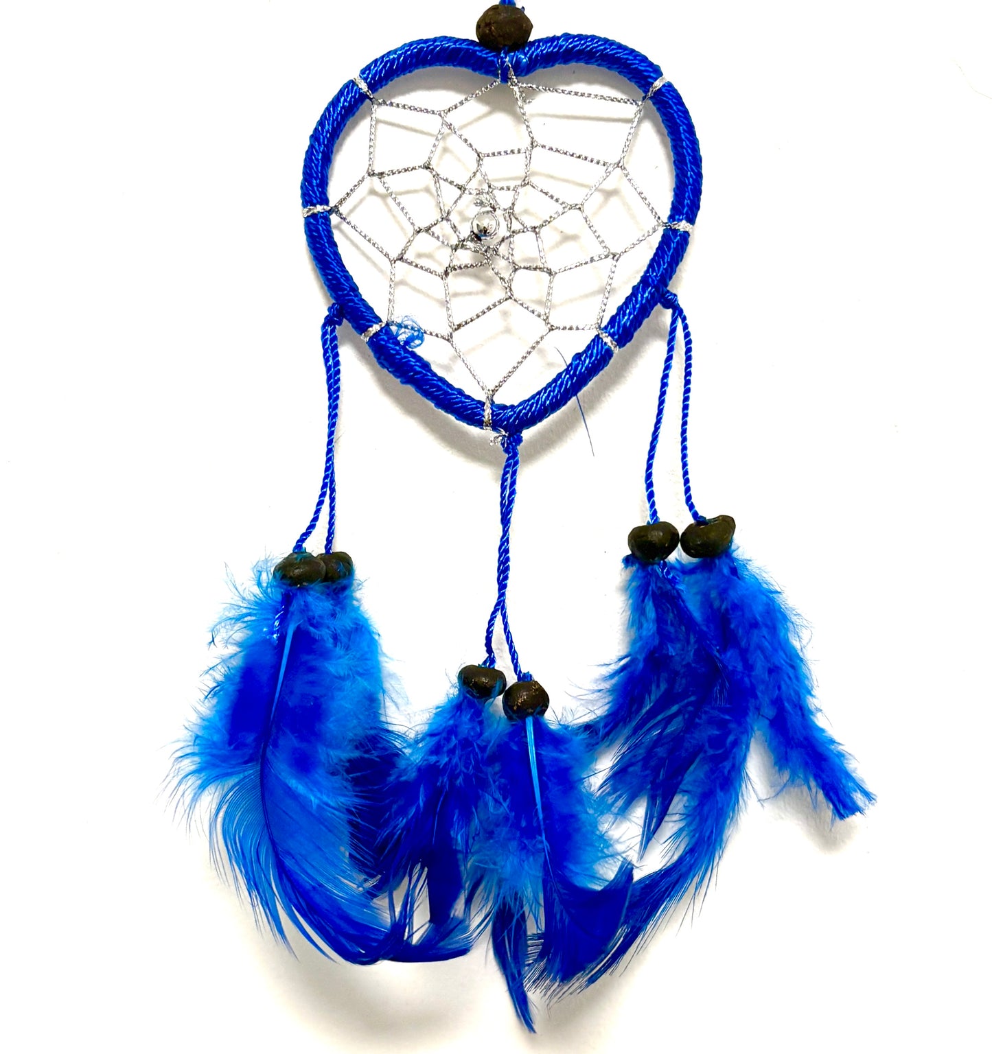 SMALL BLUE HEART DREAM CATCHER