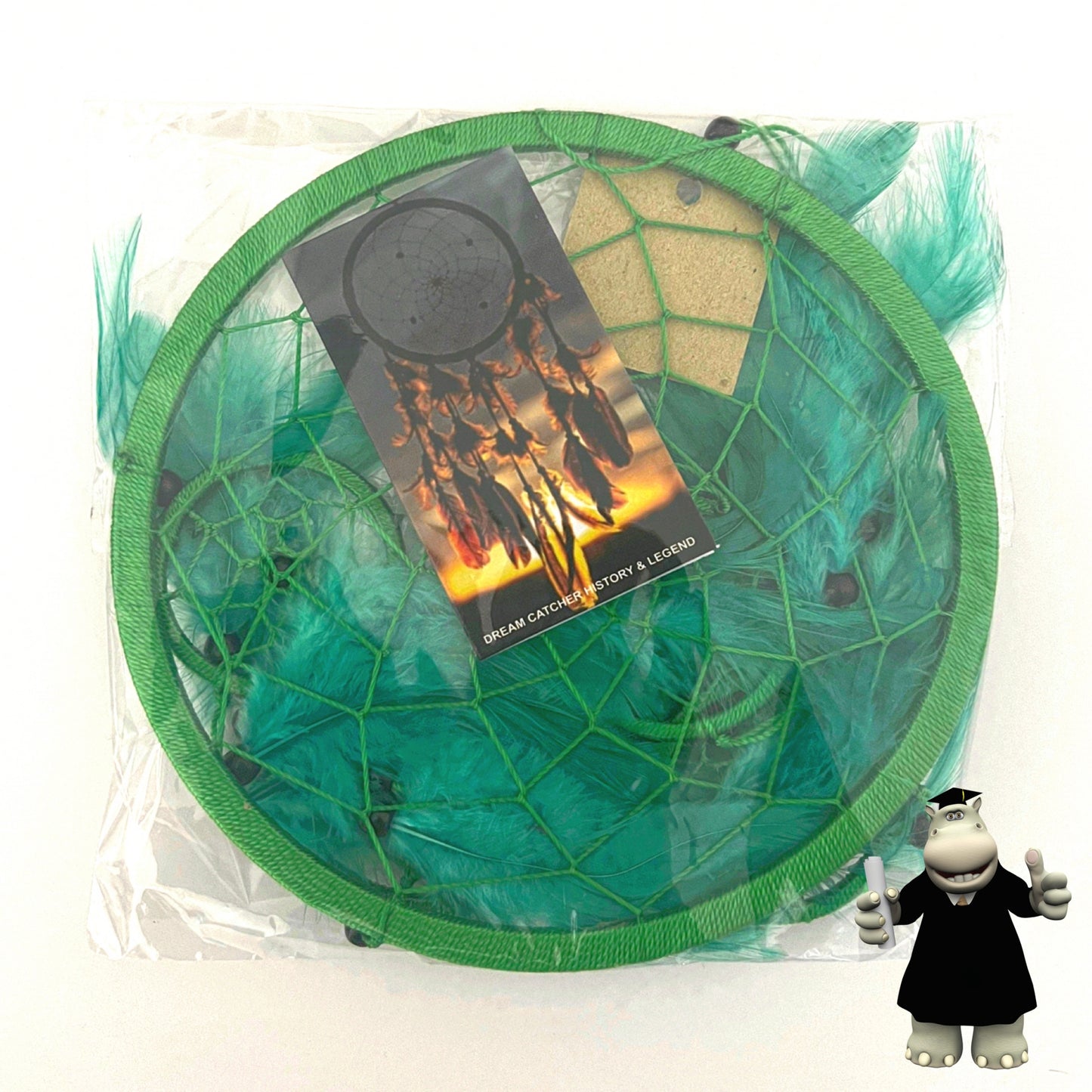 LARGE GREEN DREAM CATCHER
