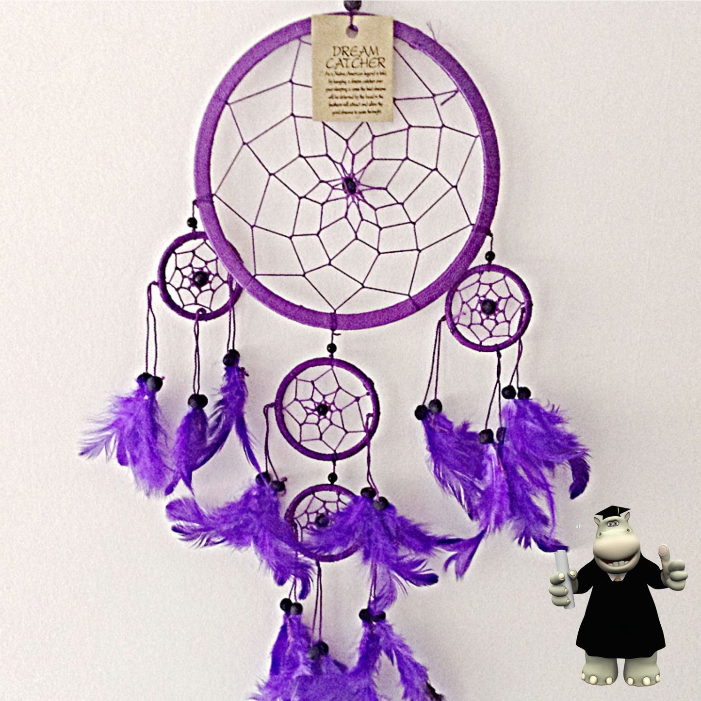 LARGE PURPLE DREAM CATCHER - Smart Hippo