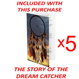 5 x Extra Large Dream Catcher Bundle Box Set in various colours