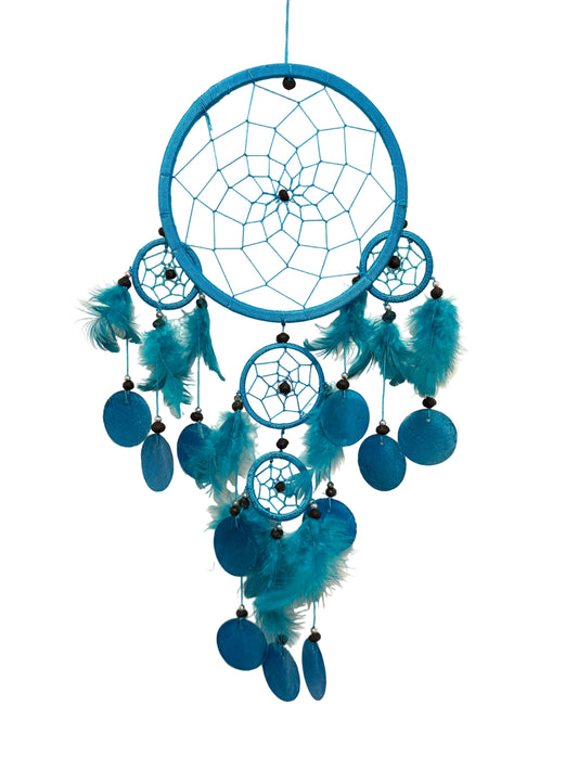 LARGE TURQUOISE BLUE DREAM CATCHER