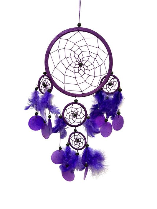 LARGE PURPLE DREAM CATCHER