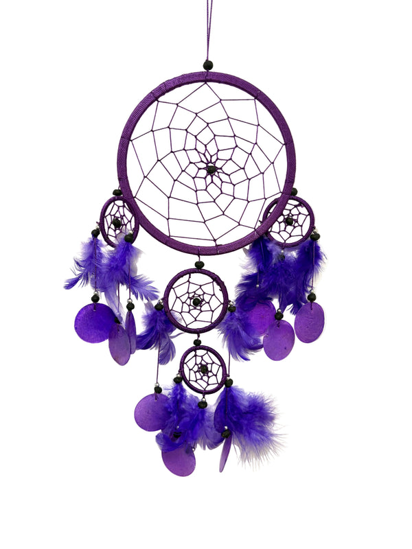 LARGE PURPLE DREAM CATCHER