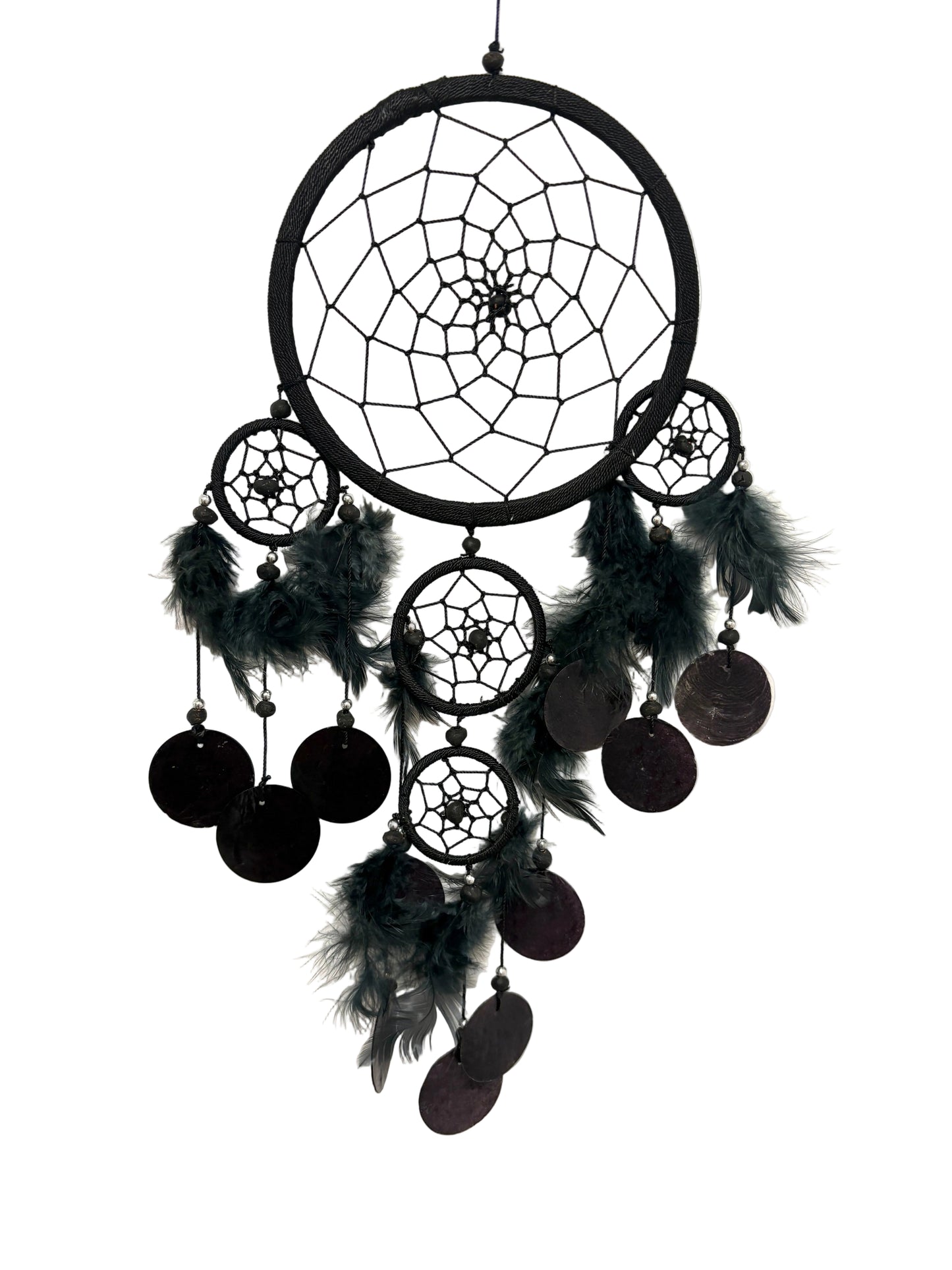 LARGE BLACK DREAM CATCHER