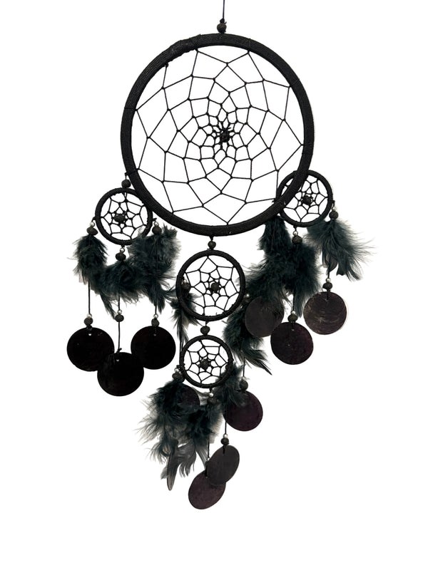 LARGE BLACK DREAM CATCHER