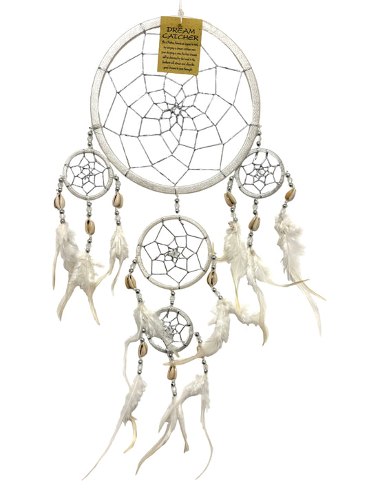 LARGE WHITE DREAM CATCHER