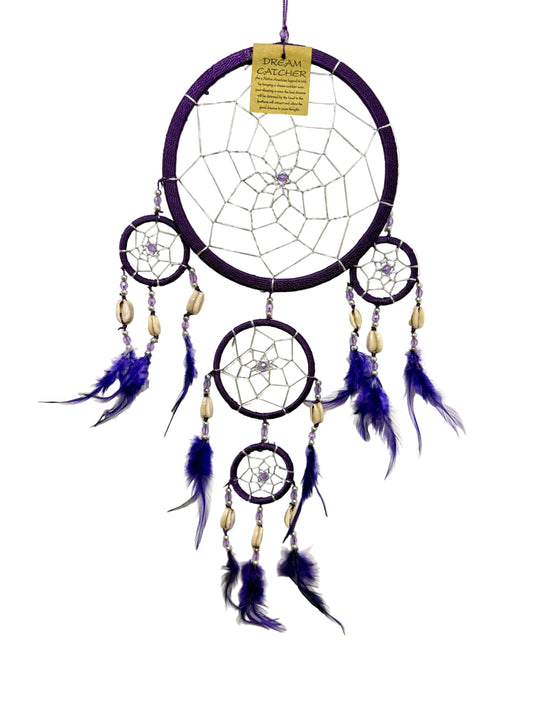 LARGE PURPLE DREAM CATCHER