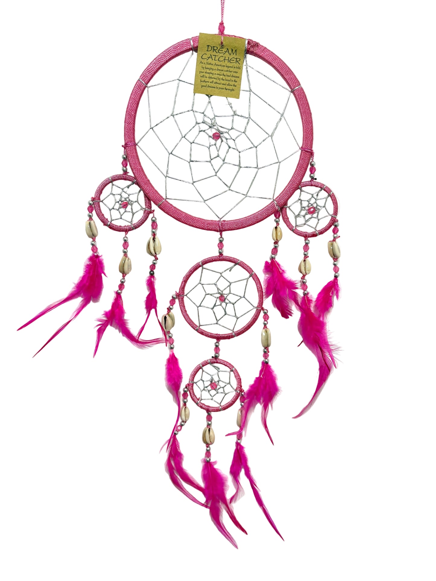 LARGE PINK DREAM CATCHER