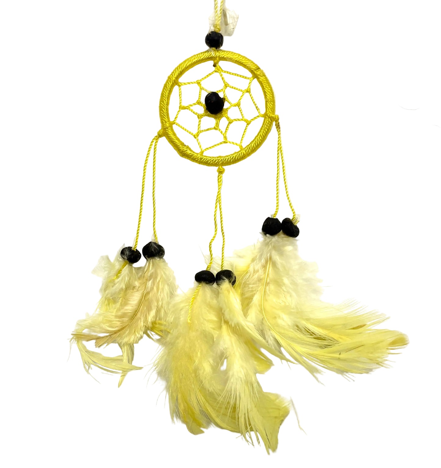 SMALL YELLOW DREAM CATCHER