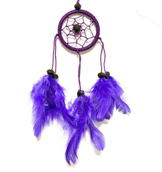 SMALL PURPLE DREAM CATCHER