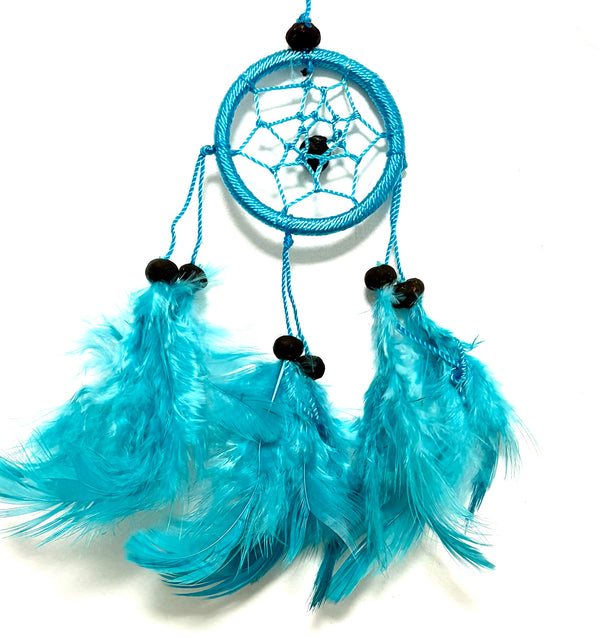 SMALL BLUE TURQUOISE DREAM CATCHER