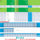 Vinted Accounting Spreadsheet Software