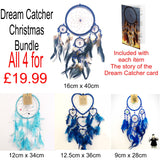 4 x Blue Dream Catcher Bundle Box Set