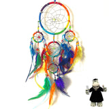 4 x Rainbow Multicoloured Dream Catcher Bundle Box Set