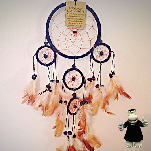 BLACK LEATHER SUEDE DREAM CATCHER - Smart Hippo