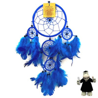 BLUE ROUND DREAM CATCHER