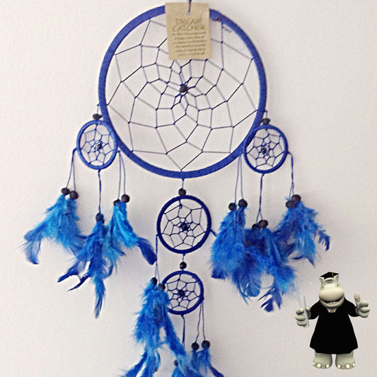 LARGE BLUE DREAM CATCHER - Smart Hippo