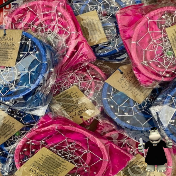 Wholesale 10 x Pink & Blue Dream Catchers