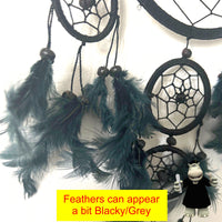 LARGE BLACK DREAM CATCHER