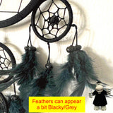 LARGE BLACK DREAM CATCHER