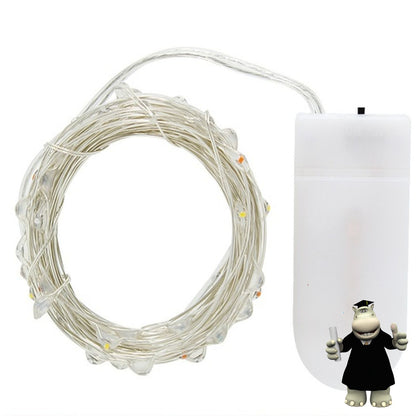 2 METRE RED LED WIRE DREAM CATCHER FAIRY LIGHTS BATTERIES INCLUDED