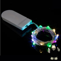 2 METRE BLUE LED WIRE DREAM CATCHER FAIRY LIGHTS BATTERIES INCLUDED