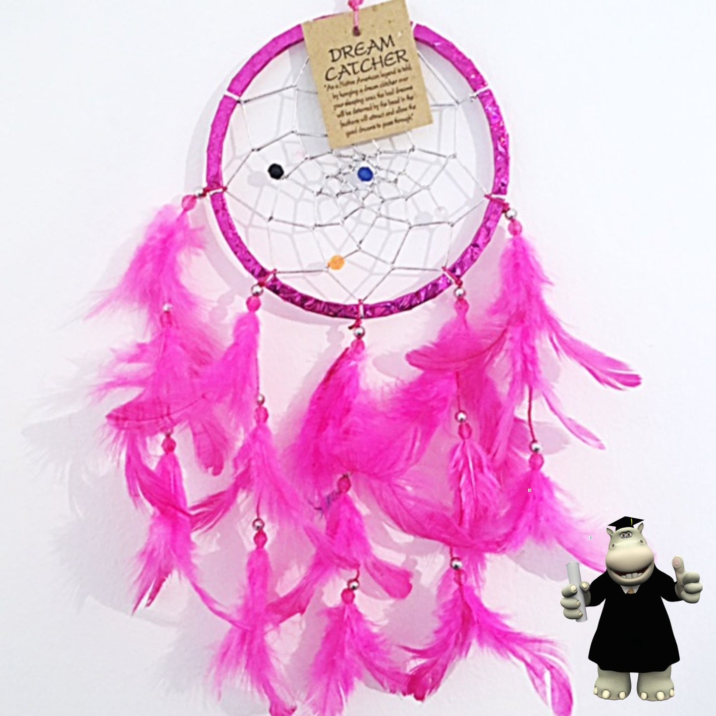 Wholesale 10 x Pink and Turquoise Blue Dream Catchers