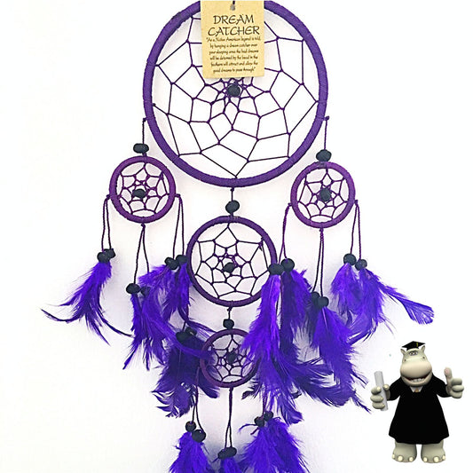 PURPLE ROUND DREAM CATCHER - Smart Hippo