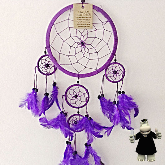 LARGE PURPLE DREAM CATCHER - Smart Hippo