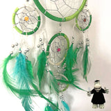 GREEN CREAM LIGHT GREEN DREAM CATCHER