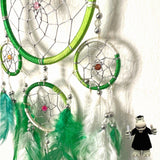 GREEN CREAM LIGHT GREEN DREAM CATCHER