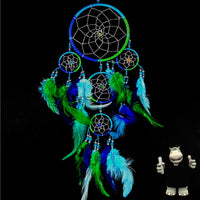 BLUE TURQUOISE GREEN DREAM CATCHER