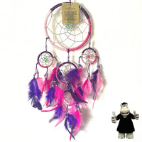 FUCHSIA PINK PURPLE DREAM CATCHER