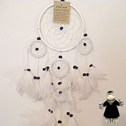 WHITE ROUND DREAM CATCHER