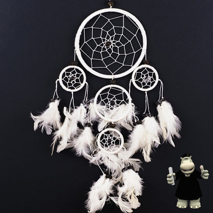 WHITE ROUND DREAM CATCHER