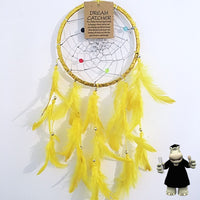 SHINY GOLD YELLOW SPARKLING DREAM CATCHER - Smart Hippo